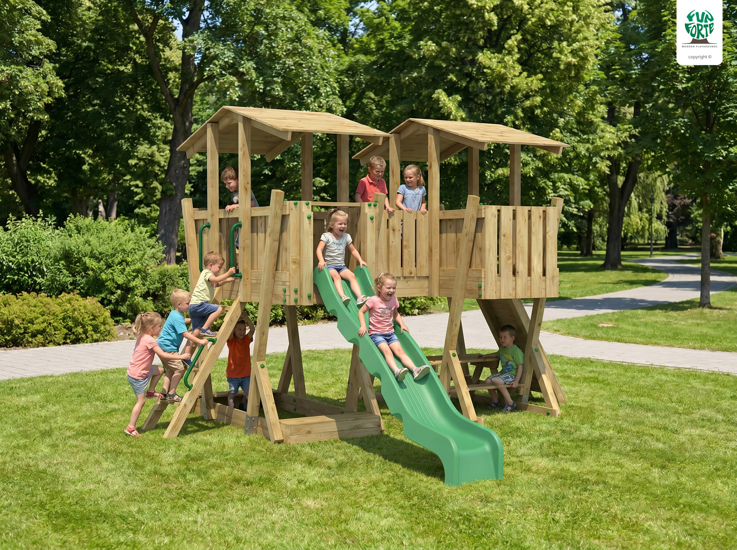 Fun Forte 5 Commercial Playground